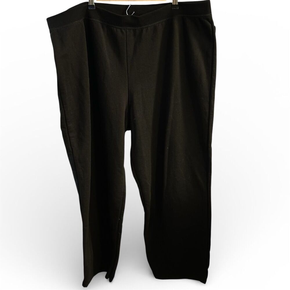 Hanes Women's 3XL Black EcoSmart Sweatpants Casual Relaxed Fit - Picture 2 of 5